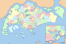 Subzones of Singapore